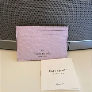 Kate Spade Card holder case Lilac color